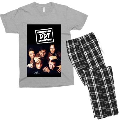 Ddt Music Band Men's T-shirt Pajama Set Designed By Warning
