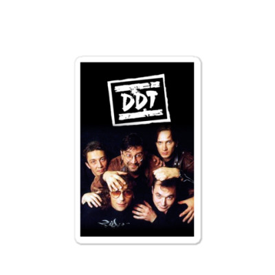 Ddt Music Band Sticker Designed By Warning
