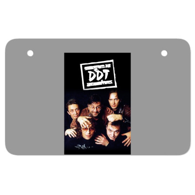 Ddt Music Band Atv License Plate Designed By Warning