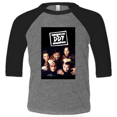 Ddt Music Band Toddler 3/4 Sleeve Tee Designed By Warning