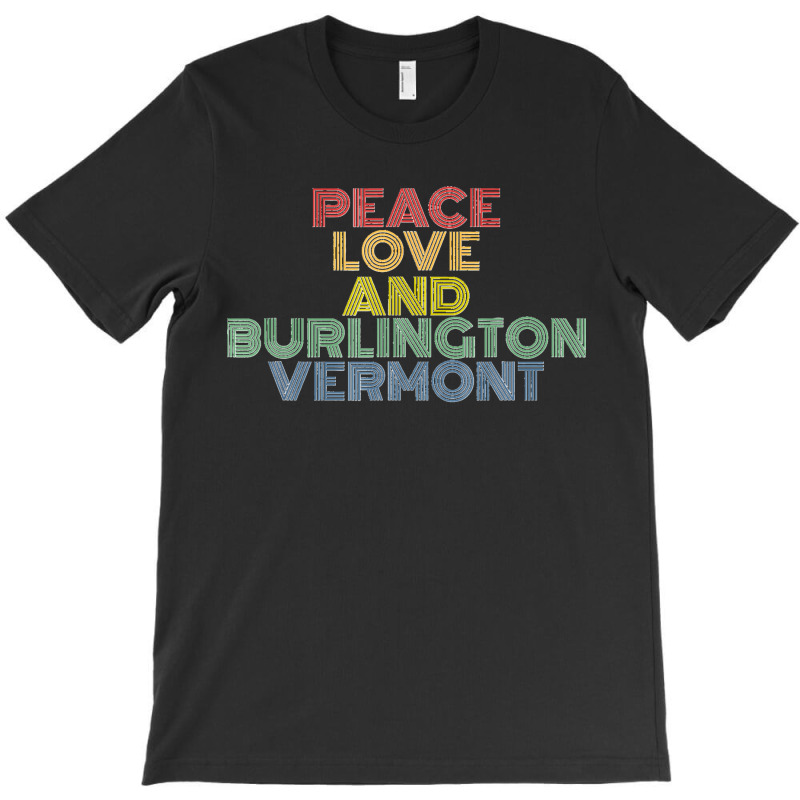 Burlington Vermont Vintage 70s Retro T-shirt | Artistshot