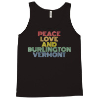 Burlington Vermont Vintage 70s Retro Tank Top | Artistshot