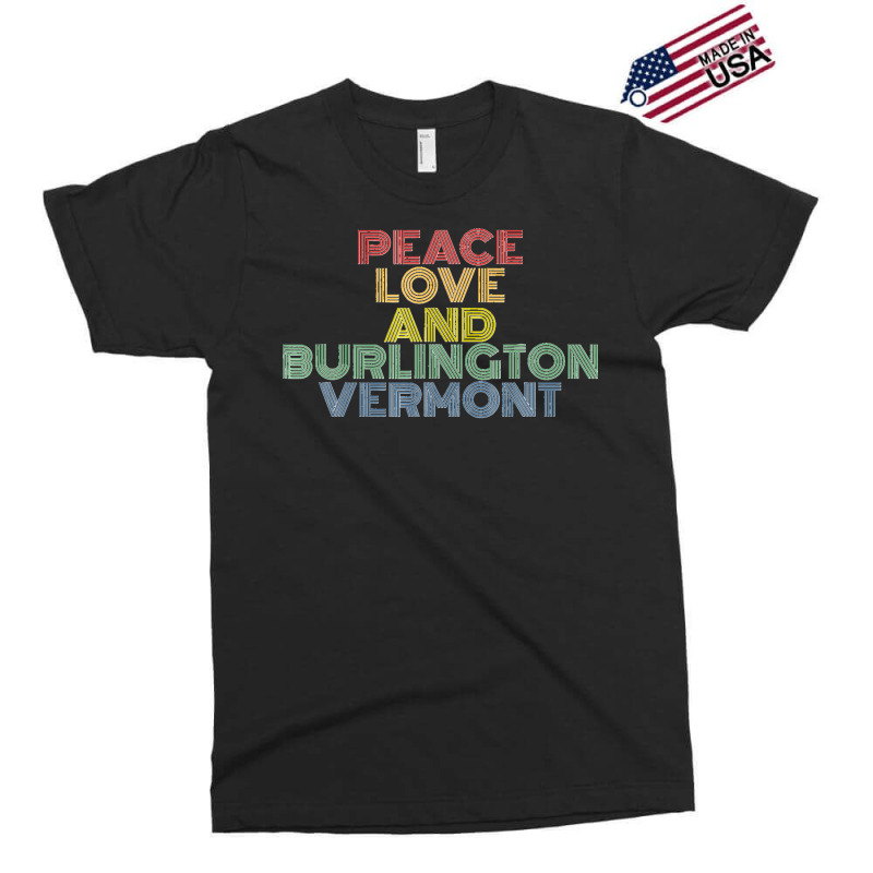 Burlington Vermont Vintage 70s Retro Exclusive T-shirt | Artistshot