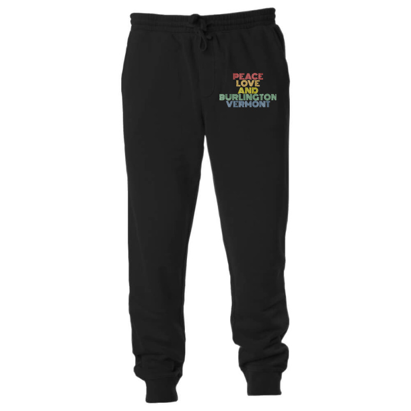 Burlington Vermont Vintage 70s Retro Unisex Jogger | Artistshot