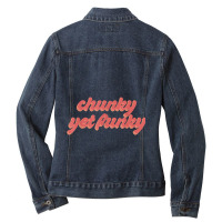 Chunky Yefunky Music Retro Ladies Denim Jacket | Artistshot