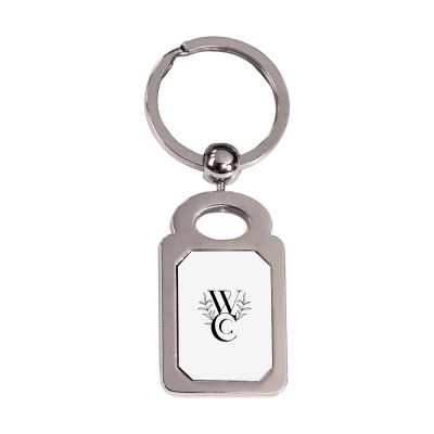 Wcc Original Merch Silver Rectangle Keychain Designed By Warning