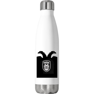 Paok Merch Stainless Steel Water Bottle Designed By Warning