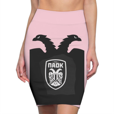 Paok Merch Pencil Skirts Designed By Warning