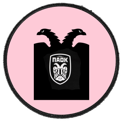 Paok Merch Round Patch Designed By Warning