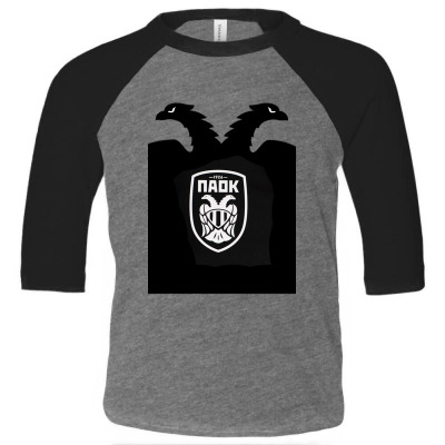 Paok Merch Toddler 3/4 Sleeve Tee Designed By Warning