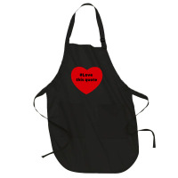 Love This Quote, Hashtag Heart, Love This Quote Full-length Apron | Artistshot