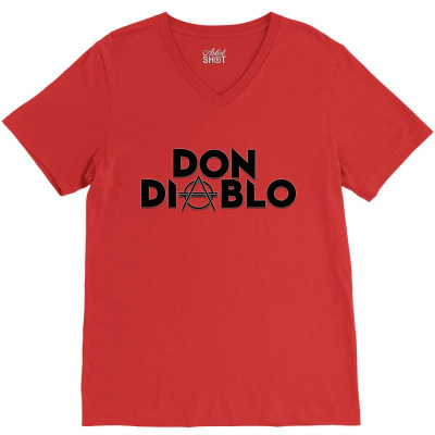 Dj Don Diablo Album V-neck Tee Designed By Warning
