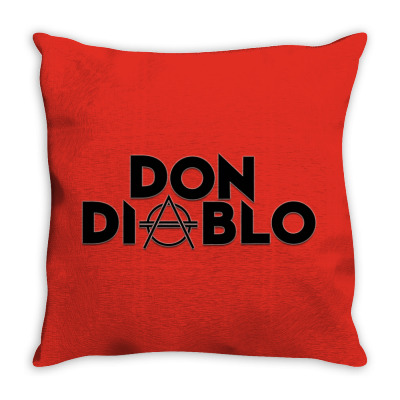 Dj Don Diablo Album Throw Pillow Designed By Warning