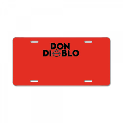 Dj Don Diablo Album License Plate Designed By Warning