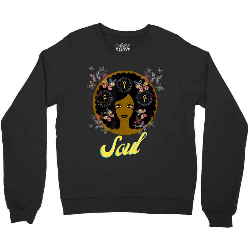 Classy Womens African Head Wrap Black Pride - Soul Sista Video Games C Crewneck Sweatshirt by RoyDesign | Artistshot