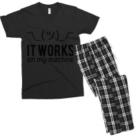 It Works On My Machine, It Works On My Machine Art, It Works On My Mac Men's T-shirt Pajama Set | Artistshot