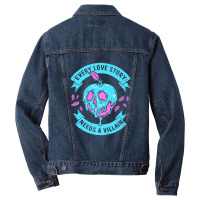 Villains Every Love Story Needs A Villain Valentine's Men Denim Jacket | Artistshot