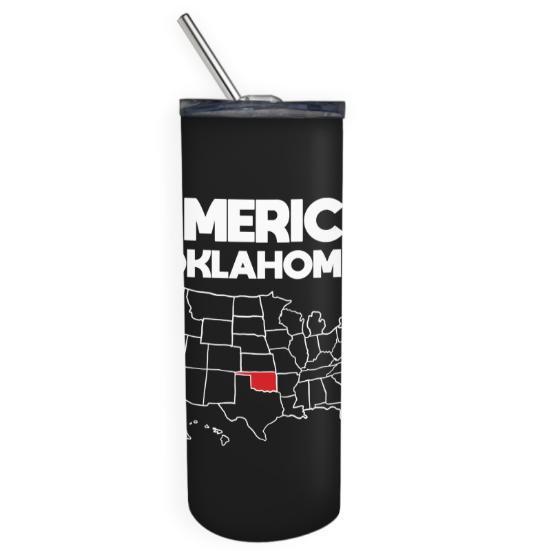 Usa Oklahoma, Usa Oklahoma Vintage, Usa Oklahoma Art, Usa Oklahoma Pai Skinny Tumbler | Artistshot