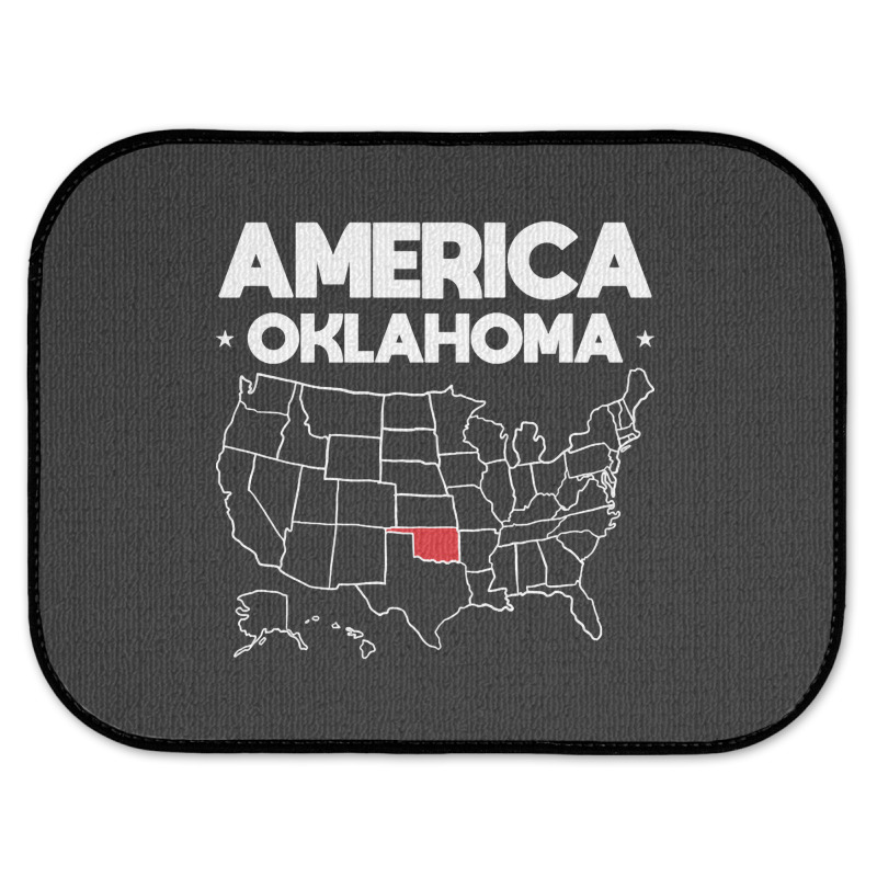 Usa Oklahoma, Usa Oklahoma Vintage, Usa Oklahoma Art, Usa Oklahoma Pai Rear Car Mat | Artistshot