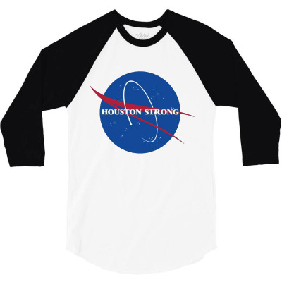 Pray For Houston 3/4 Sleeve Shirt Designed By Warning