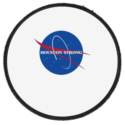 Pray For Houston Round Patch Designed By Warning