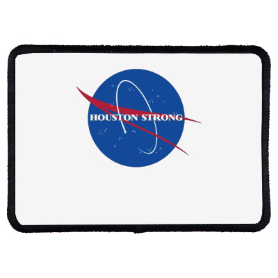 Pray For Houston Rectangle Patch Designed By Warning