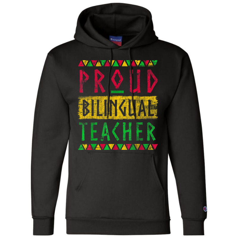 Cool Bilingual Teacher Giffor Black History Month Gifts Women Champion Hoodie by RoyDesign | Artistshot