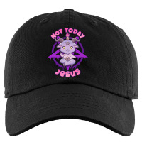 Not Today Jesus I Cute Satanic Goat T-shirt Kids Cap | Artistshot