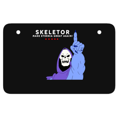 Make Eternia Great Again Atv License Plate Designed By Warning