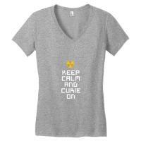 Keep Calm And Curie On   Radiology Technician Women's V-neck T-shirt | Artistshot