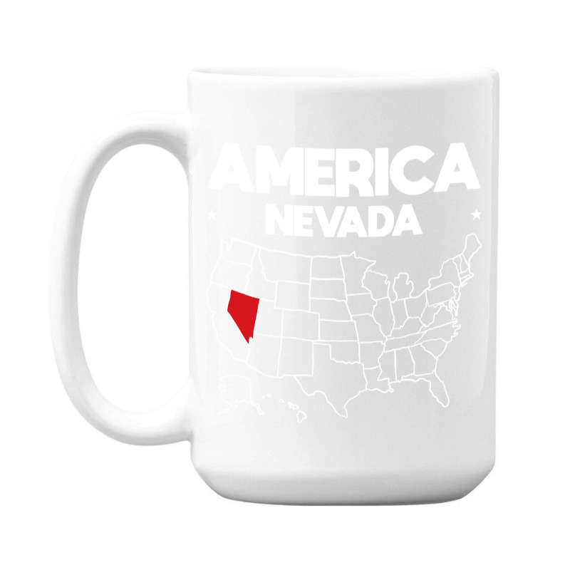 Usa Nevada, Usa Nevada Vintage, Usa Nevada Art, Usa Nevada Painting, U 15 Oz Coffee Mug | Artistshot