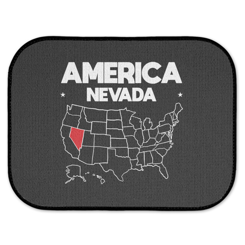 Usa Nevada, Usa Nevada Vintage, Usa Nevada Art, Usa Nevada Painting, U Rear Car Mat | Artistshot