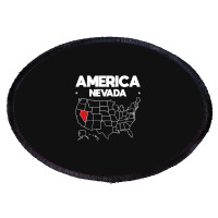 Usa Nevada, Usa Nevada Vintage, Usa Nevada Art, Usa Nevada Painting, U Oval Patch | Artistshot