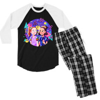 Mask Jaeden Lieberher My Favorite People Men's 3/4 Sleeve Pajama Set | Artistshot