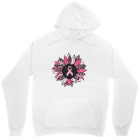 Sunflower Pink Cancer Awareness Women Warrior Unisex Hoodie | Artistshot