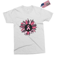 Sunflower Pink Cancer Awareness Women Warrior Exclusive T-shirt | Artistshot