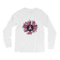 Sunflower Pink Cancer Awareness Women Warrior Long Sleeve Shirts | Artistshot