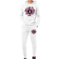 Sunflower Pink Cancer Awareness Women Warrior Hoodie & Jogger Set | Artistshot