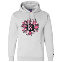 Sunflower Pink Cancer Awareness Women Warrior Champion Hoodie | Artistshot