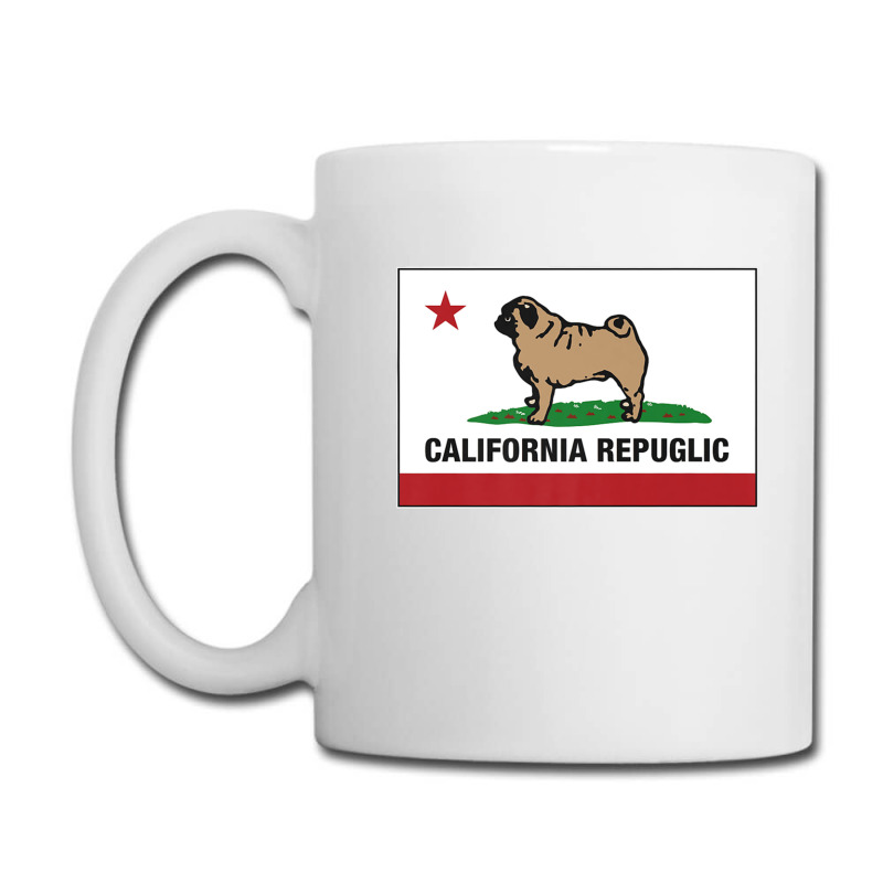 Funny Pug California Repuglic California Cali Coffee Mug | Artistshot