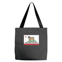 Funny Pug California Repuglic California Cali Tote Bags | Artistshot