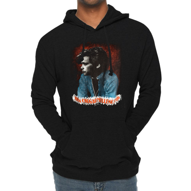 John Cougar Mellencamp, John Cougar Mellencamp Art, John Cougar Mellen Lightweight Hoodie by SHOPBEES | Artistshot