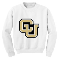 Uc Boulder Athletic Wordmark All Over Youth Sweatshirt | Artistshot