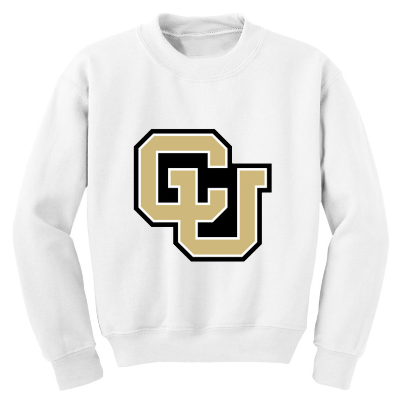 Uc Boulder Athletic Wordmark All Over Youth Sweatshirt | Artistshot