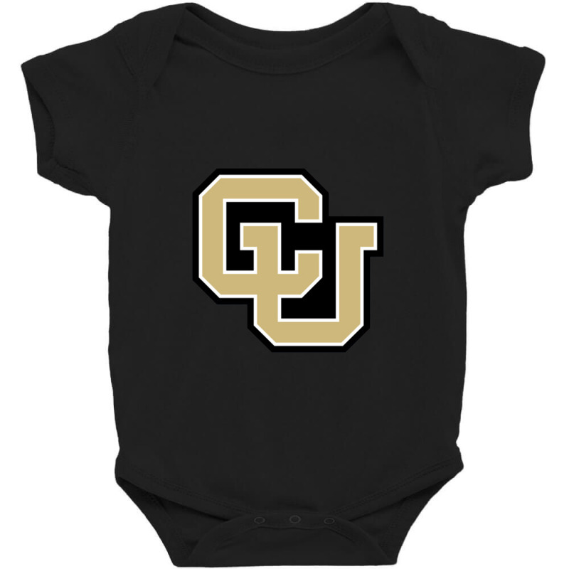 Uc Boulder Athletic Wordmark All Over Baby Bodysuit | Artistshot