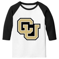 Uc Boulder Athletic Wordmark All Over Youth 3/4 Sleeve | Artistshot