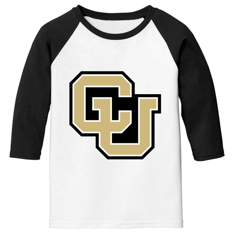 Uc Boulder Athletic Wordmark All Over Youth 3/4 Sleeve | Artistshot