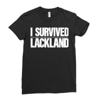 Survived Lackland Afb Basic Military Training Air Force Bmt Ladies Fitted T-shirt | Artistshot