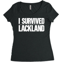 Survived Lackland Afb Basic Military Training Air Force Bmt Women's Triblend Scoop T-shirt | Artistshot