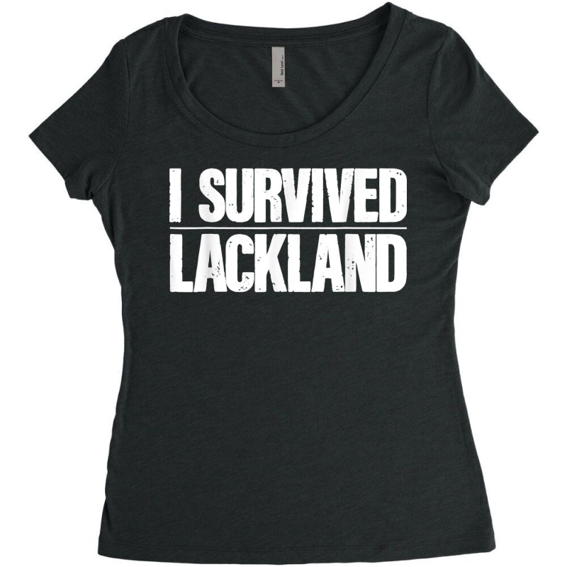 Survived Lackland Afb Basic Military Training Air Force Bmt Women's Triblend Scoop T-shirt by STACYSCHUDEL | Artistshot